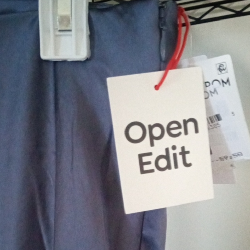 Open Edit Blue Maxi Skirt